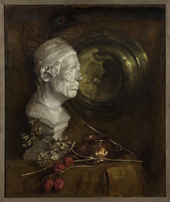 Still life with a plaster bust
