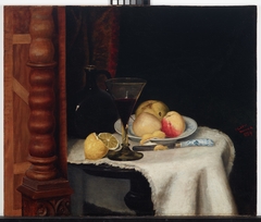 Still Life with Fruit by William Henry Huddle