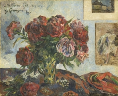 Still Life with Peonies by Paul Gauguin