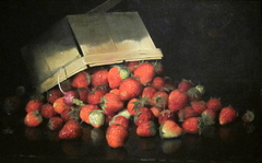 Strawberries in a Basket by Joseph Decker