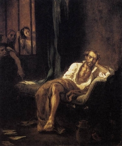 Tasso in the Madhouse by Eugène Delacroix
