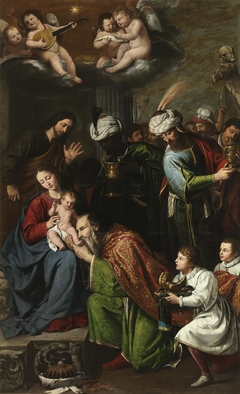 The Adoration of the Magi by Pedro Núñez del Valle