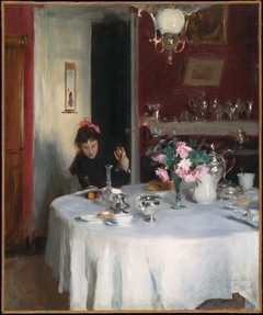 The Breakfast Table by John Singer Sargent