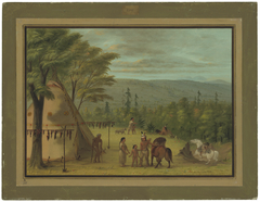 The Cheyenne Brothers Starting on Their Fall Hunt by George Catlin
