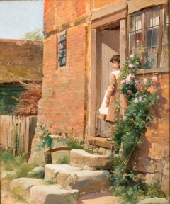 The Cottage Door by Alfred Augustus Glendening