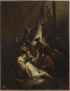The Descent from the Cross by Christian Wilhelm Ernst Dietrich