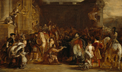 The Entrance of George IV at the Palace of Holyroodhouse by David Wilkie