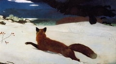 The Fox Hunt by Winslow Homer