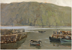 The Harbour, Leenane by James Humbert Craig