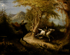 The Headless Horseman Pursuing Ichabod Crane by John Quidor