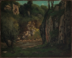The Hidden Brook by Gustave Courbet