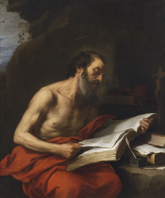 The penitent Saint Jerome by Bartolomé Esteban Murillo