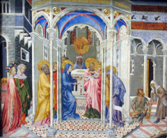The Presentation of Christ in the Temple by Giovanni di Paolo di Grazia