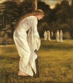 The Princess Tied To A Tree by Sir Edward Coley Burne-Jones