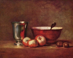 The Silver Cup by Jean-Baptiste-Siméon Chardin