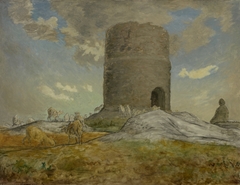 The Tower of Chailly near Barbizon by Jean-François Millet