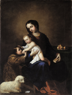The Virgin and Child with the Infant St John the Baptist by Francisco de Zurbarán