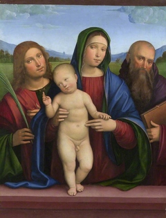 The Virgin and Child with Two Saints by Francesco Francia