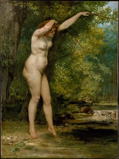The Young Bather by Gustave Courbet