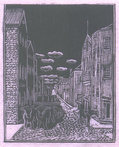 Title page illustration to "Flinders Lane, recollections of Alfred Felton"