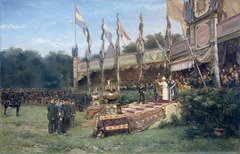 Uitreiking van het Lombokkruis door Koningin Wilhelmina op het Malieveld in Den Haag, 6 juli 1895 by Mari ten Kate