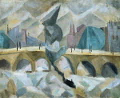 Bridge over the Seine by Tadeusz Makowski