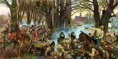 Battle of Raszyn by Wojciech Kossak