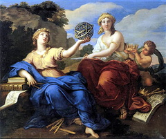 Urania and Melpomene by Louis de Boullogne