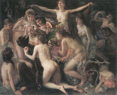 Versuchung des hl. Antonius by Lovis Corinth