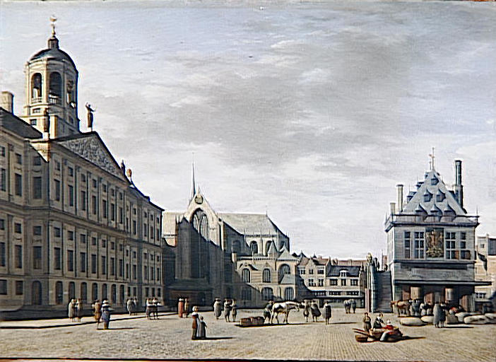 View of the Amsterdam City Hall