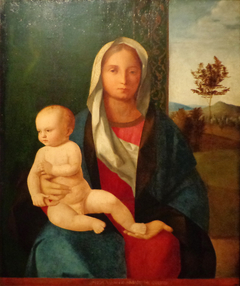 Virgin and child by Rocco Marconi