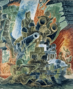 War (mural study, War Department building, Washington, D.C.) by Kindred McLeary