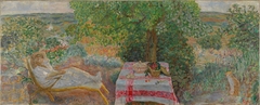 Woman in a Landscape by Pierre Bonnard