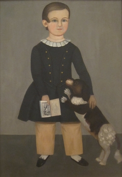 Young Boy with Dog