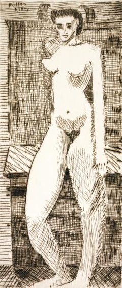 Young Girl in Nude by Milton Avery