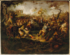 A Battle Scene from Knickerbocker's History of New York by John Quidor