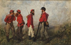 A group of Garibaldians by Filippo Palizzi