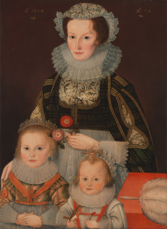 A Lady and Her Two Children by Anonymous