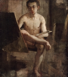 A Young Art Student (Portrait of Thomas Eakins) by Charles Lewis Fussell