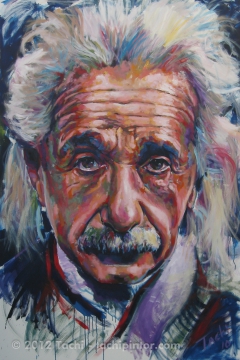 Albert Einstein by Tachi