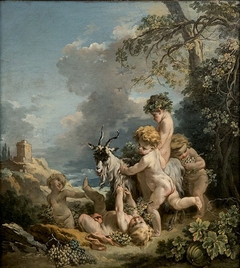 Allegory of Autumn: Putti Playing with a Goat by François Boucher