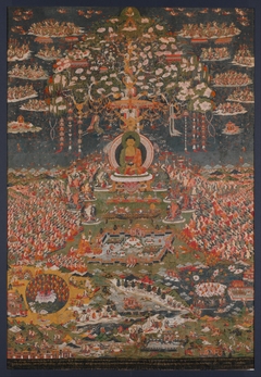 Amitabha, the Buddha of the Western Pure Land (Sukhavati) by anonymous painter
