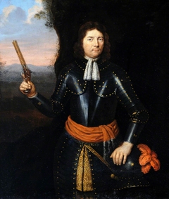 An Unknown Gentleman in Armour by Anonymous