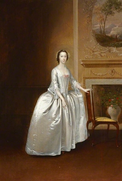 An Unknown Lady, possibly Elizabeth Lacey, Mrs Joshua Iremonger III by Arthur Devis