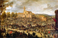 Annual Fair at Santa Maria Dell'Impruneta in Florence by David Teniers the Younger