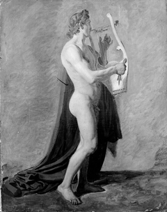 Apollo with his Lyre by Constantin Hansen