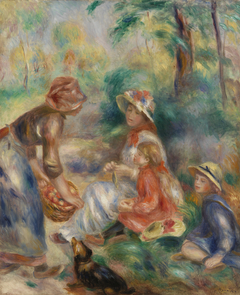Apple Vendor (La Marchande de pommes) by Auguste Renoir