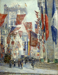 Avenue of the Allies by Childe Hassam