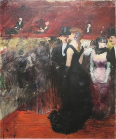 Ball in the Paris Grand Opera by Jean-Louis Forain