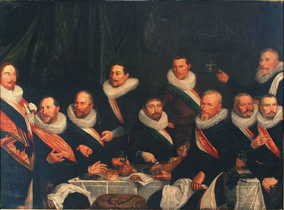 Banquet of the officers of the St. Joris civic guard in 1624
